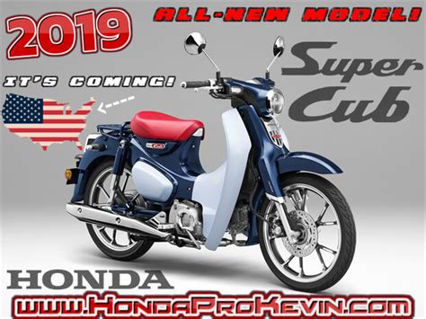New 2019 Honda Super Cub 125 is Releasing in the USA ...