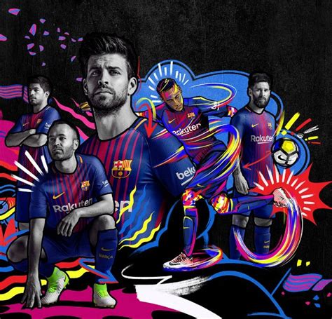 New Barca Jersey 2017 2018 | Nike FC Barcelona Home Strip ...
