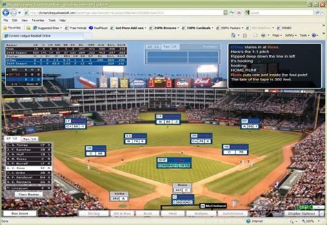 New Dynasty League Baseball Online Screenshots   Operation ...