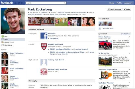 New Facebook Profile Pages Revealed