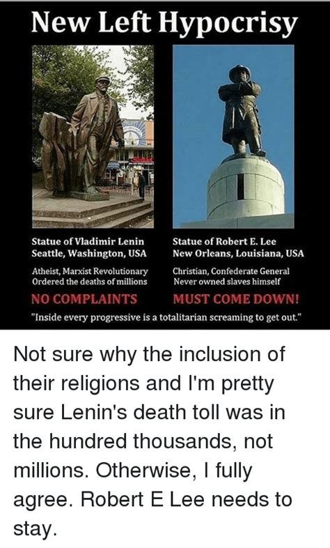 New Left Hypocrisy Statue of Vladimir Lenin Statue of ...