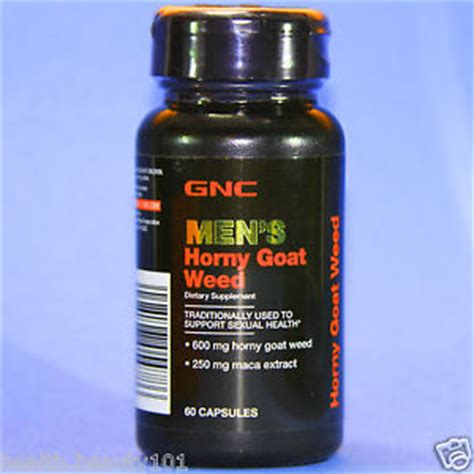New Men s Best Name Brand GNC Advanced Horny Goat Weed ...