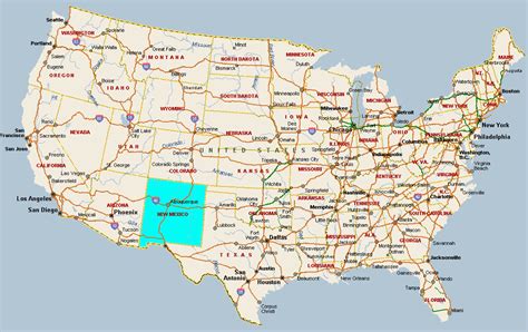 New Mexico Map Usa Choice Image   Diagram Writing Sample ...