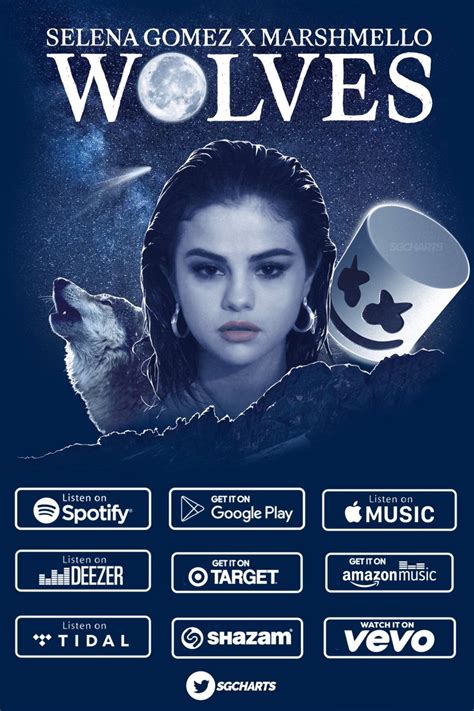 New Music Wolves by Selena Gomez & Marshmello ...
