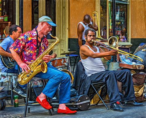 New Orleans Jazz   Paint Photograph by Steve Harrington