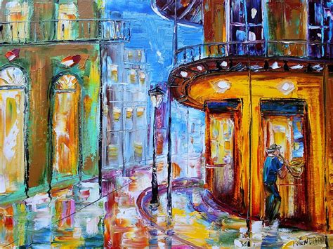 New Orleans Jazz Painting by Karen Tarlton