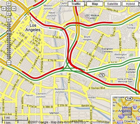 New Real time Traffic in Google Maps for USA   Google ...