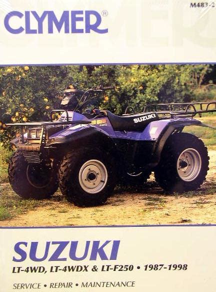 NEW Suzuki ATV LT4WDX LT300 300 King Quad Repair Manual