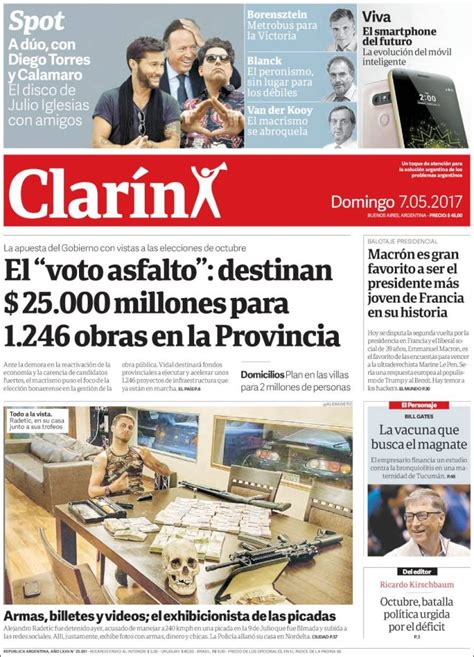 Newspaper Clarín  Argentina . Newspapers in Argentina ...