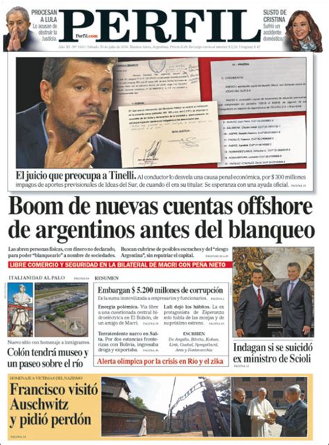 Newspaper Diario Perfil  Argentina . Newspapers in ...