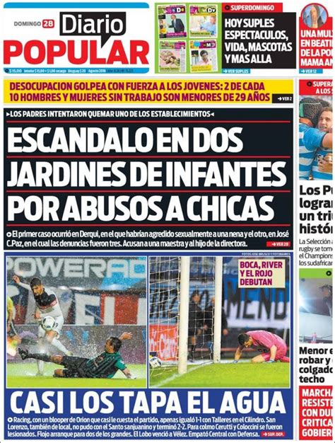 Newspaper Diario Popular  Argentina . Newspapers in ...