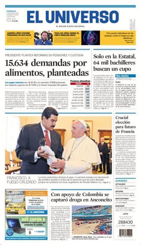 Newspaper El Universo   Ecuador  Ecuador . Newspapers in ...