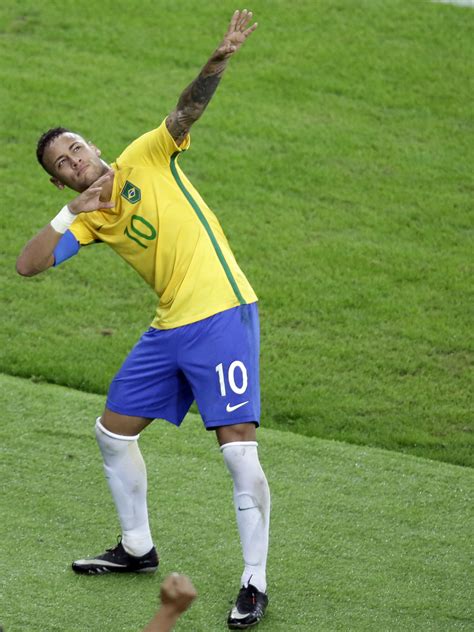 Neymar did the Usain Bolt celebration after scoring ...