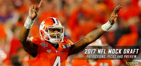 NFL Early Mock Draft Predictions and Picks 2017