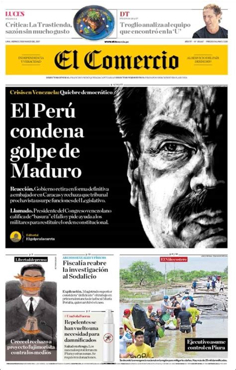 Nicolas Maduro s  Coup  On Front Page In Peru   Worldcrunch