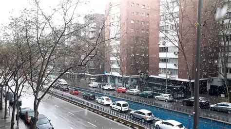 Nieve en Madrid   Marzo 2017   YouTube