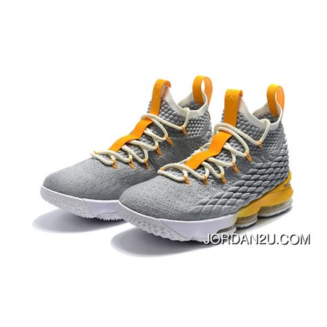 Nike Lebron 15 Grey Yellow Super Deals, Price: $103.86 ...