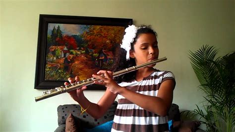 Niña tocando flauta staccato etude   YouTube