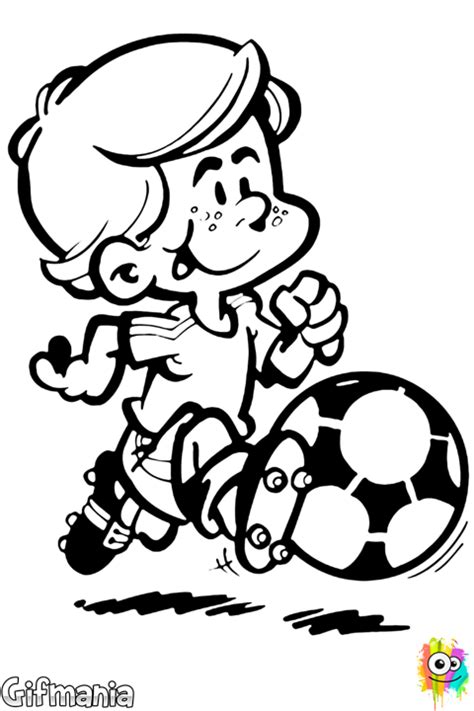 niño jugando al fútbol #niño #futbol #dibujo | Dibujos ...