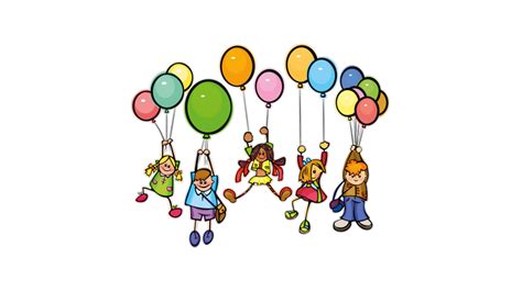 Niños con globos   Imagui