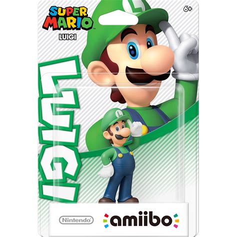 Nintendo Luigi amiibo Figure  Super Mario Series  NVLCABAB B&H