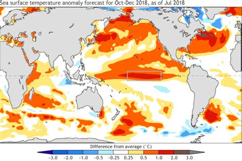 NOAA: El Niño Forecast / Outlook For Winter 2018 – 2019