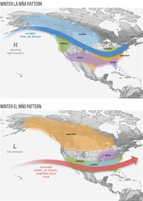NOAA: How El Niño and La Niña Affect The Winter Jet Stream ...