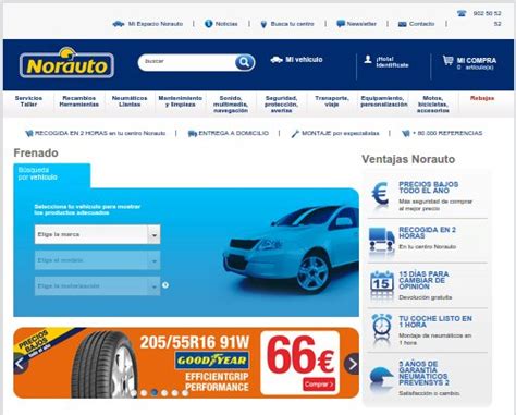 Norauto opiniones: precios de neumáticos en la tienda online