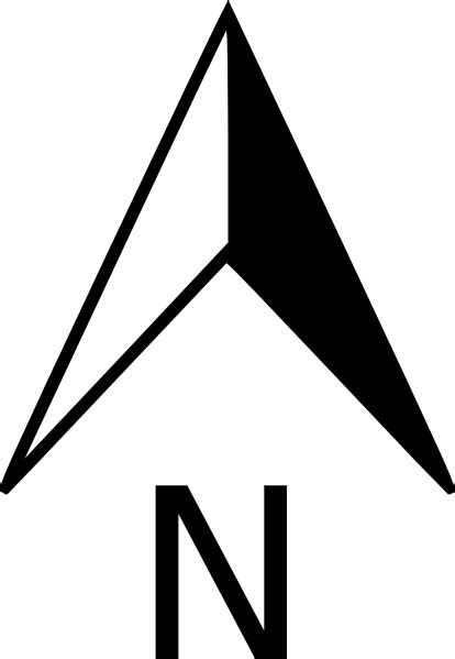 North Arrow Orienteering Clip Art at Clker.com   vector ...