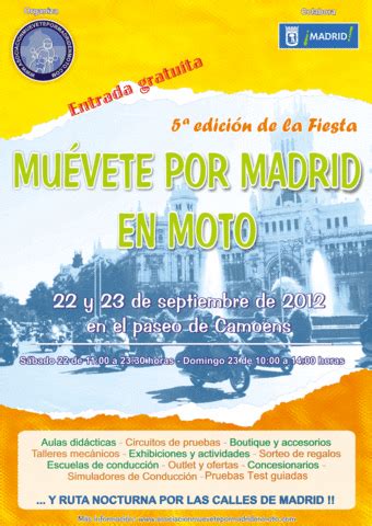 nosolometro: Fiesta Muévete en Moto por Madrid 2012
