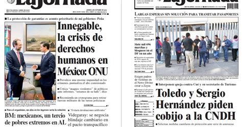 Noticias Guerrer@s SME: Periódicos LA JORNADA Innegable ...