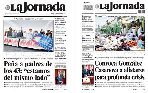 Noticias Guerrer@s SME: Periódicos LA JORNADA Peña a ...