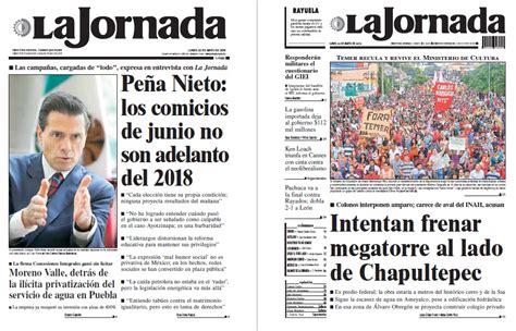 Noticias Guerrer@s SME: Periódicos LA JORNADA Peña Nieto ...