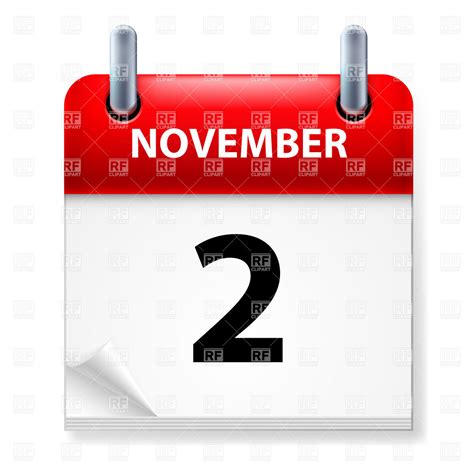 November 2   calendar icon Vector Image – Vector Artwork ...