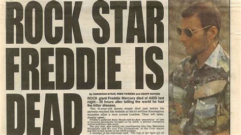 November 24, 1991: Freddie Mercury Dies At 45, And Takes A ...