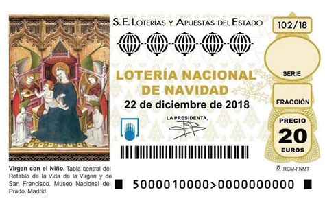 Nueva imagen de los décimos de lotería de navidad 2018 ...
