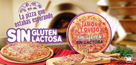 Nueva Pizza de Jamón y Queso, sin gluten y sin lactosa de ...