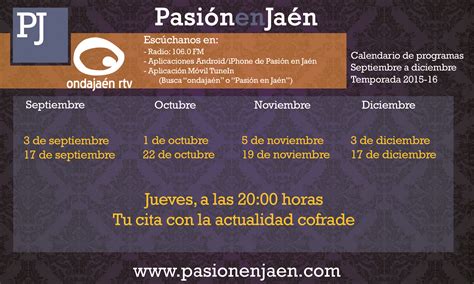 Nueva temporada de Radio Pasión en Jaén | Pasión en Jaén