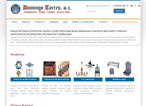 Nueva web responsive de Forja Domingo Torres ‹ Forja ...