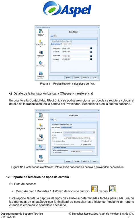 Nuevas funciones y características Aspel BANCO PDF