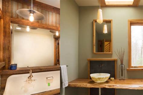 Nuevas ideas de lámparas para baños de estilo rústico ...