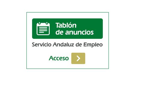 Nuevas Vacantes en Servicio Andaluz de Empleo
