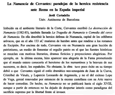 Nuevo Cerco de Numancia en el 400 aniversario de Cervantes ...