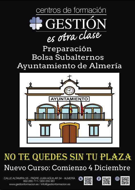 Nuevo Curso Bolsa Subalternos Ayuntamiento Almería ...