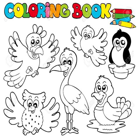 Nuevo Dibujos De Animales Aves Para Colorear