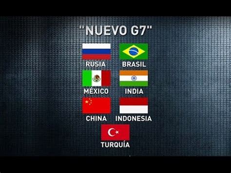 Nuevo G7 más poderoso con México, Brasil, Rusia y China ...