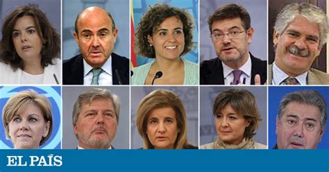 Nuevos ministros: Este es el nuevo Gobierno de Mariano ...
