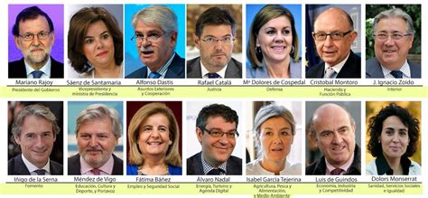 Nuevos ministros Gobierno Rajoy: Todos los ministros del ...
