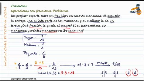 Números racionales: problemas con fracciones YouTube