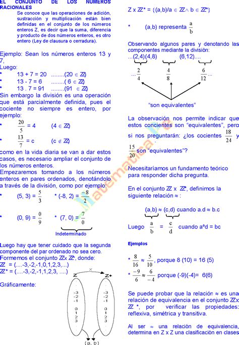 NUMEROS RACIONALES Y AVALES EJERCICIOS RESUELTOS DE ...